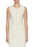 Main View - Click To Enlarge - LE17SEPTEMBRE - Button Down Sleeveless Knit Top