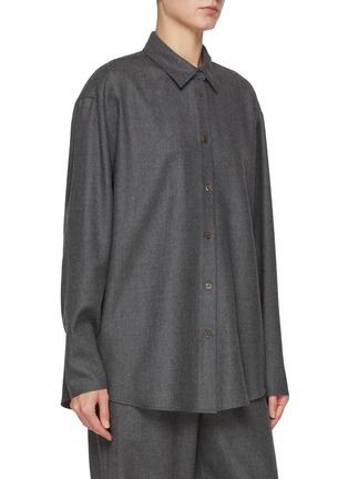 Detail View - Click To Enlarge - LE17SEPTEMBRE - Oversized Belted Shirt