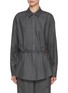 Main View - Click To Enlarge - LE17SEPTEMBRE - Oversized Belted Shirt
