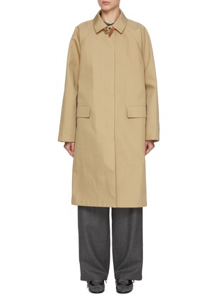 Main View - Click To Enlarge - LE17SEPTEMBRE - Single Breasted Mac Trench Coat