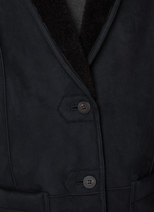  - LE17SEPTEMBRE - Reversible Shearling Shawl Collar Jacket