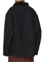LE17SEPTEMBRE | Reversible Shearling Shawl Collar Jacket | Women