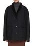 Main View - Click To Enlarge - LE17SEPTEMBRE - Reversible Shearling Shawl Collar Jacket