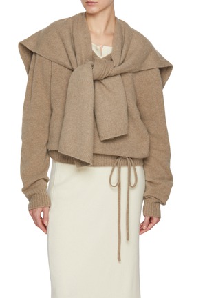 Figure View - Click To Enlarge - LE17SEPTEMBRE - Brushed Alpaca Muffler Scarf