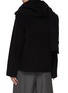 Back View - Click To Enlarge - LE17SEPTEMBRE - Muffler Wool Blend Short Coat
