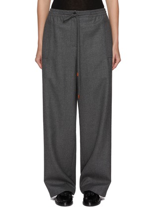 Main View - Click To Enlarge - LE17SEPTEMBRE - Drawstring Easy Wool Trousers