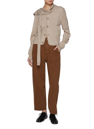 Figure View - Click To Enlarge - LE17SEPTEMBRE - Side Seam Cotton Denim Pants