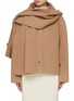 Main View - Click To Enlarge - LE17SEPTEMBRE - Muffler Wool Short Coat
