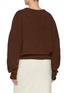Back View - Click To Enlarge - LE17SEPTEMBRE - Wholegarment V-Neck Alpaca Pullover