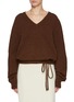 Main View - Click To Enlarge - LE17SEPTEMBRE - Wholegarment V-Neck Alpaca Pullover
