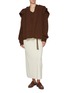 Figure View - Click To Enlarge - LE17SEPTEMBRE - Wholegarment V-Neck Alpaca Pullover