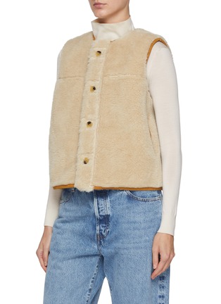 Detail View - Click To Enlarge - LE17SEPTEMBRE - Shearling Reversible Vest