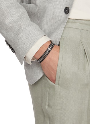 Figure View - Click To Enlarge - TATEOSSIAN - Square Tennis Bracelet