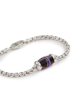 Detail View - Click To Enlarge - TATEOSSIAN - French Cross Bead Rhodium Plated Sterling Silver Chain Bracelet