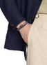 Figure View - Click To Enlarge - TATEOSSIAN - French Cross Bead Rhodium Plated Sterling Silver Chain Bracelet