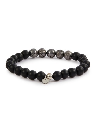 Detail View - Click To Enlarge - TATEOSSIAN - Lava Beaded Bracelet