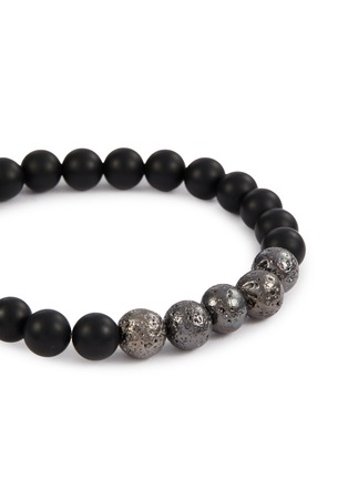Detail View - Click To Enlarge - TATEOSSIAN - Lava Beaded Bracelet