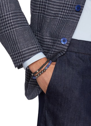 Figure View - Click To Enlarge - TATEOSSIAN - Lava Beaded Bracelet