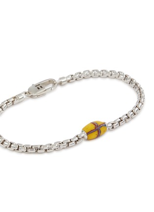 Detail View - Click To Enlarge - TATEOSSIAN - French Cross Bead Rhodium Plated Sterling Silver Chain Bracelet
