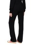 Back View - Click To Enlarge - SPORTY & RICH - SRC Embroidered Elasticated Cashmere Wool Pants
