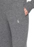  - SPORTY & RICH - SRC Embroidered Elasticated Cashmere Wool Pants