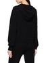 Back View - Click To Enlarge - SPORTY & RICH - SRC Embroidered Cashmere Wool Hoodie