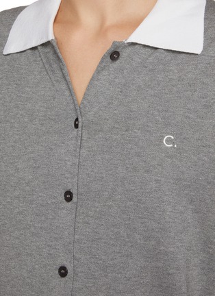 - CLOVE - Point Collar Knit Cardigan