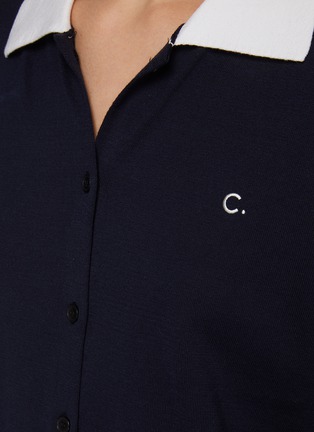  - CLOVE - Point Collar Knit Cardigan