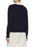 Back View - Click To Enlarge - CLOVE - Point Collar Knit Cardigan