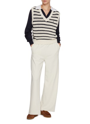 Figure View - Click To Enlarge - CLOVE - Point Collar Knit Cardigan