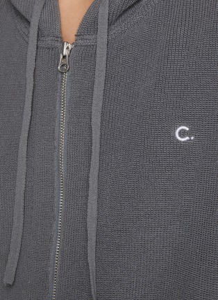  - CLOVE - Zip Up Knit Hoodie
