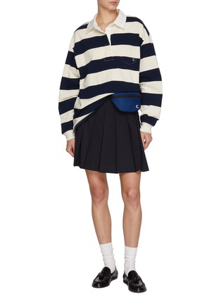 Figure View - Click To Enlarge - CLOVE - Striped Rugby Shirt