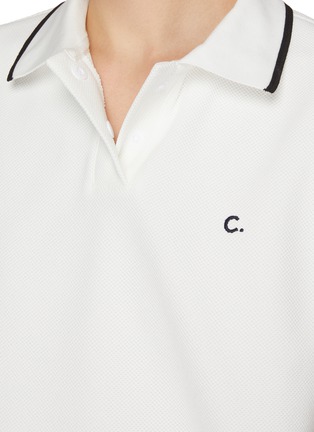  - CLOVE - Logo Embroidered Polo Shirt