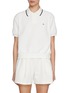 Main View - Click To Enlarge - CLOVE - Logo Embroidered Polo Shirt