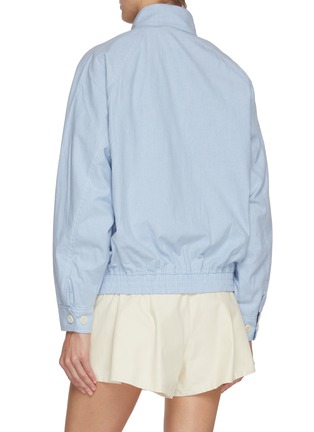 Back View - Click To Enlarge - CLOVE - Light Wash Denim Blouson Jacket
