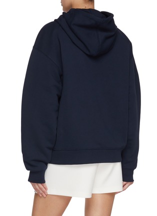 Back View - Click To Enlarge - CLOVE - Oversized Zip Up Hoodie