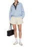 Figure View - Click To Enlarge - CLOVE - Striped Open Collar T-shirt
