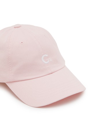 Detail View - Click To Enlarge - CLOVE - Embroidered Logo Cotton Twill Baseball Cap
