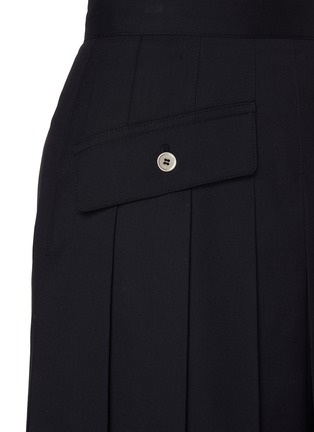  - CLOVE - Button Pocket Pleated Skirt