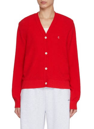 Main View - Click To Enlarge - CLOVE - Bouclé Knit Cardigan