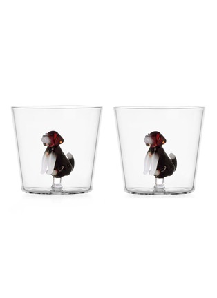 Main View - Click To Enlarge - ICHENDORF MILANO - Dogs English Foxhound Tumbler — Set of 2