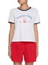Main View - Click To Enlarge - CLOVE - Yacht Club Graphic Print Cotton Ringer T-Shirt
