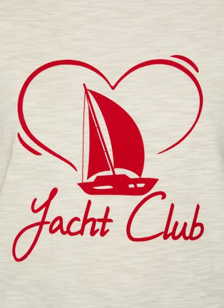  - CLOVE - Yacht Club Graphic Print Cotton T-Shirt