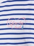  - CLOVE - Yacht Club Print Striped Cotton T-Shirt