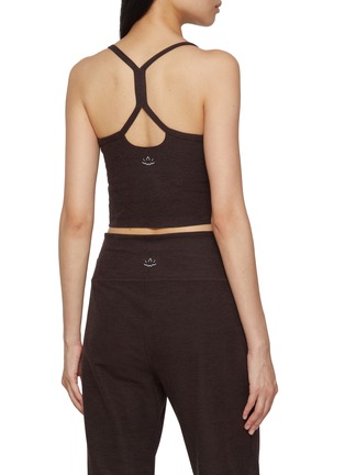 Back View - Click To Enlarge - BEYOND YOGA - Spacedye Slim Racerback Cropped Tank