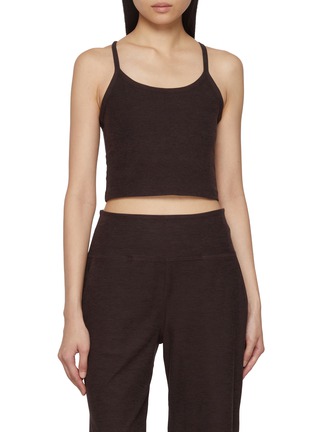 Main View - Click To Enlarge - BEYOND YOGA - Spacedye Slim Racerback Cropped Tank