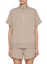 Main View - Click To Enlarge - VARLEY - Ritchie Short Sleeve Half Zip Sweatshirt