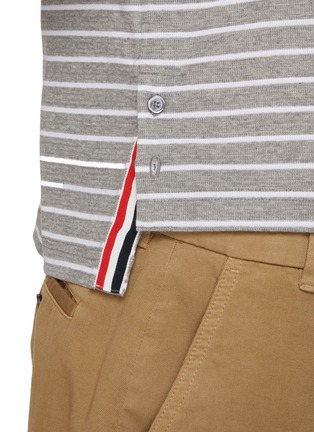  - THOM BROWNE - Striped Pocket T-shirt