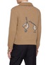 Back View - Click To Enlarge - THOM BROWNE - Geese Intarsia Wool Sweater