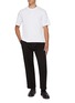Figure View - Click To Enlarge - THOM BROWNE - Striped Back Oversized Cotton T-Shirt